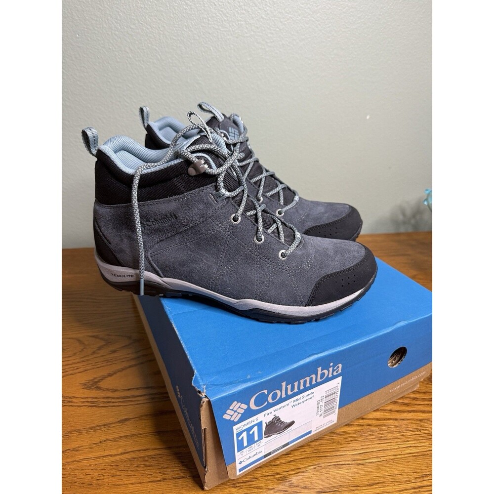 NIB-Women's Columbia Fire Venture Mid Waterproof Sz11 Hiking Boot - Picture 2 of 11
